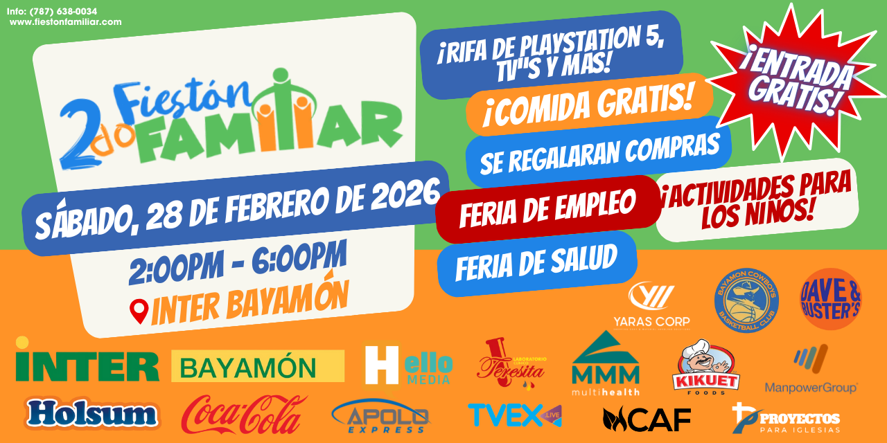 Promoción Fiestón Familiar
